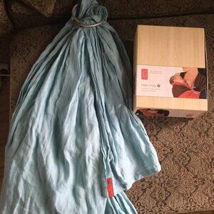 Sakura Bloom linen ring sling